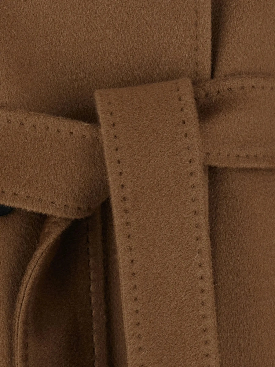 Palton MaxMara Studio maro din lana - Img 5