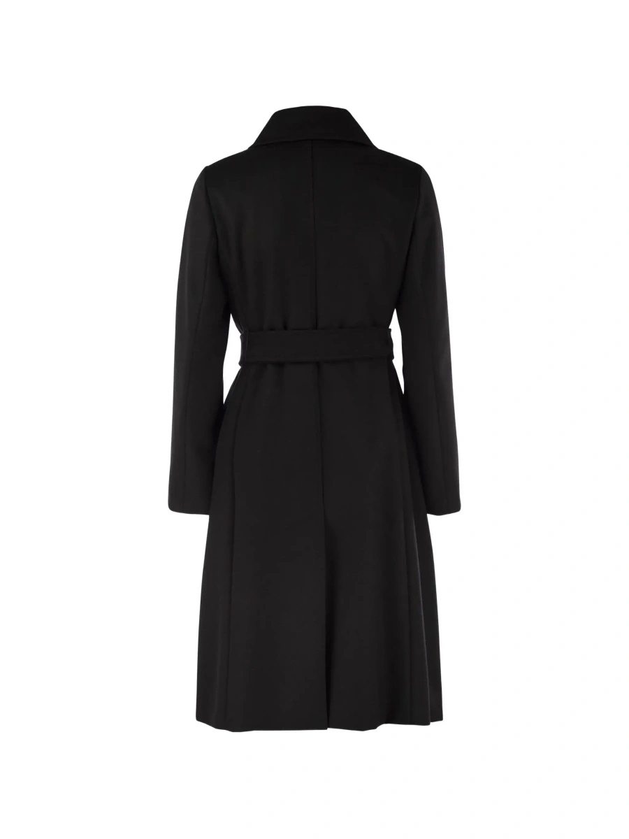 Palton MaxMara Studio negru din lana - Img 4