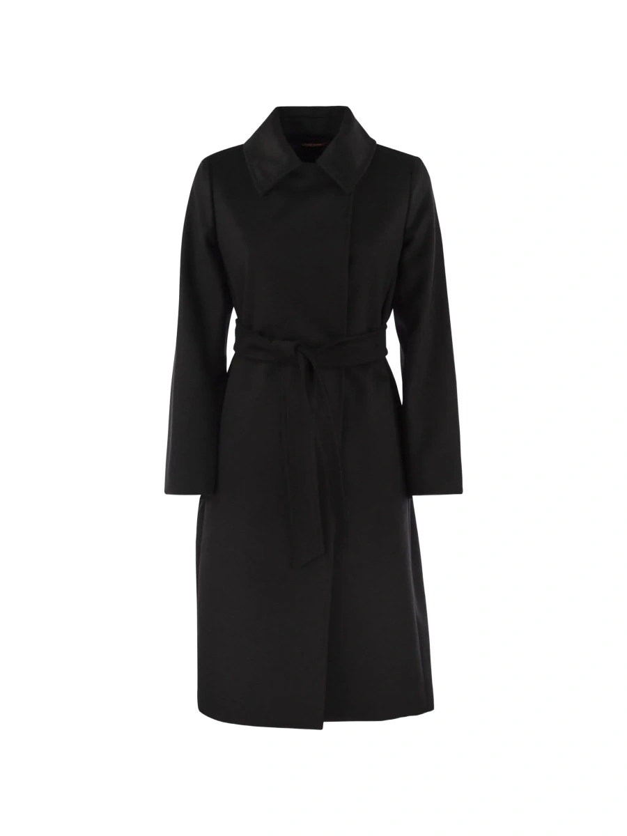 Palton MaxMara Studio negru din lana - Img 7