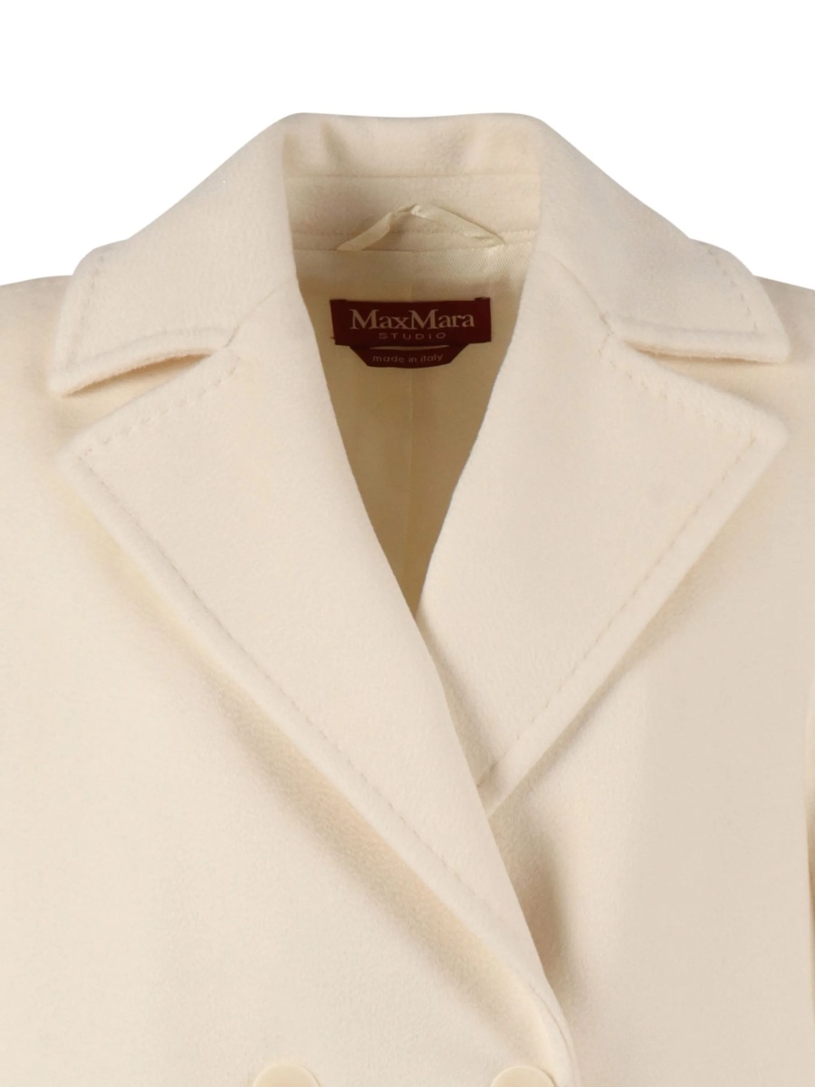 Palton MaxMara Studio neutru din lana - Img 3