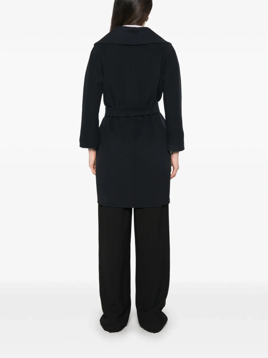 Palton 'S MAXMARA negru din lana 'Messi' - Img 6