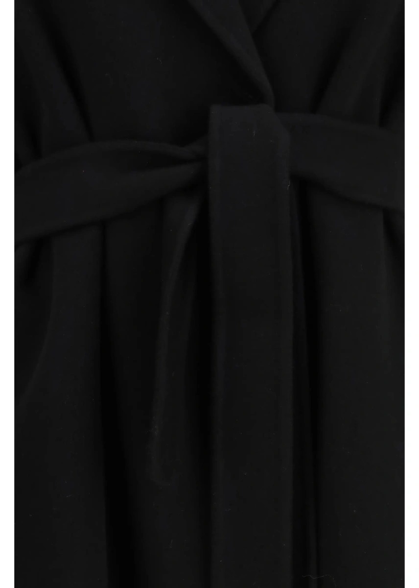 Palton 'S MAXMARA negru din lana virgina - Img 3