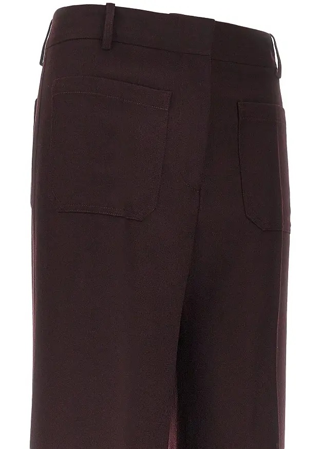 Pantaloni 'Alina' wool flannel pants - Img 2