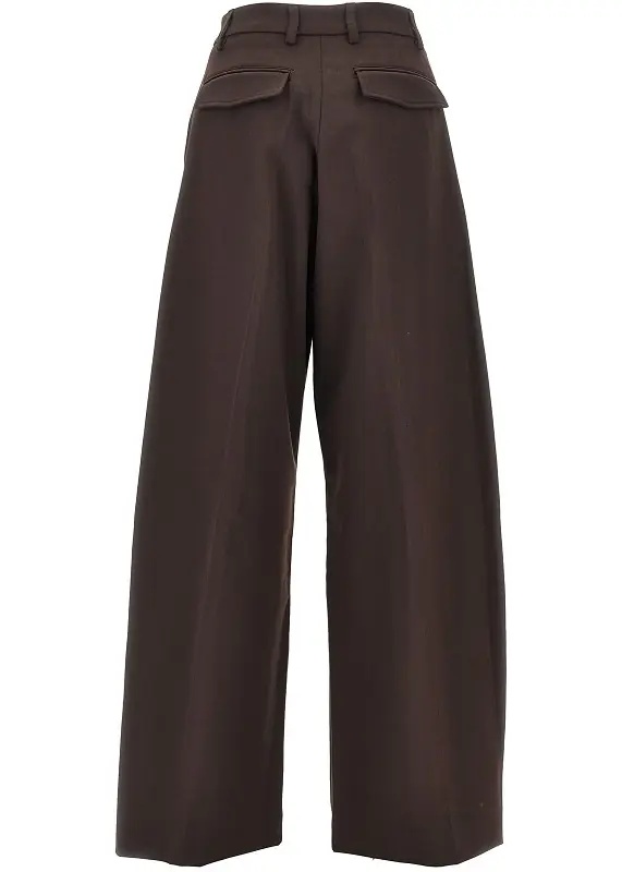 Pantaloni 'Billie' wide-leg wool-blend pants - Img 3