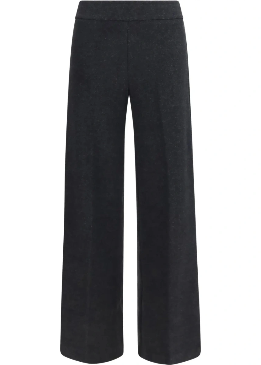 Pantaloni casual AVENUE MONTAIGNE gri din bumbac - Img 6
