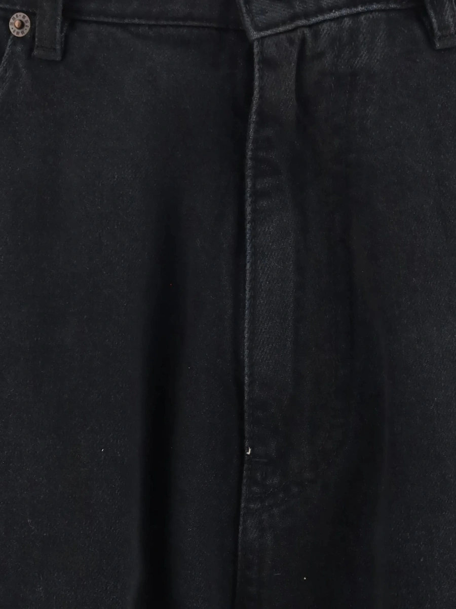 Pantaloni casual MM6 Maison Margiela negri din bumbac - Img 5