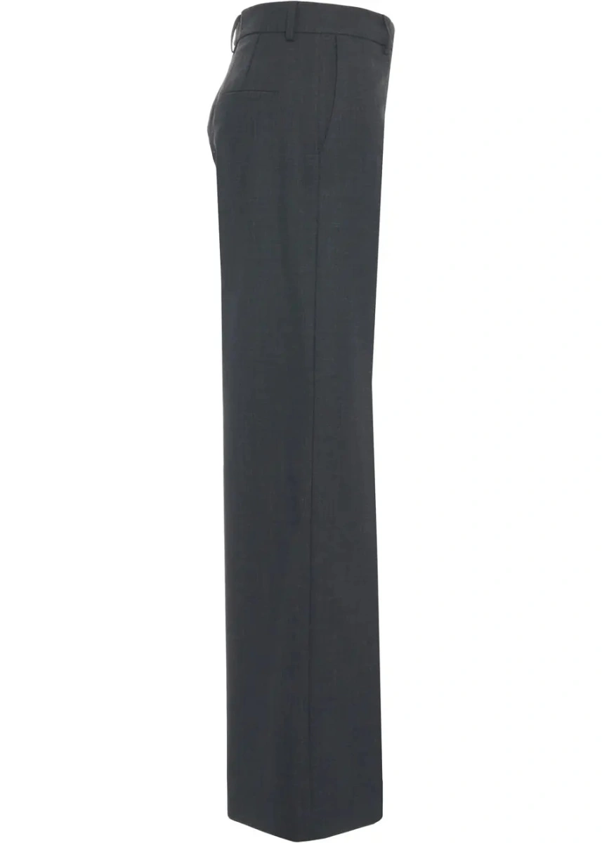 Pantaloni casual Otto d ame gri din lana - Img 3