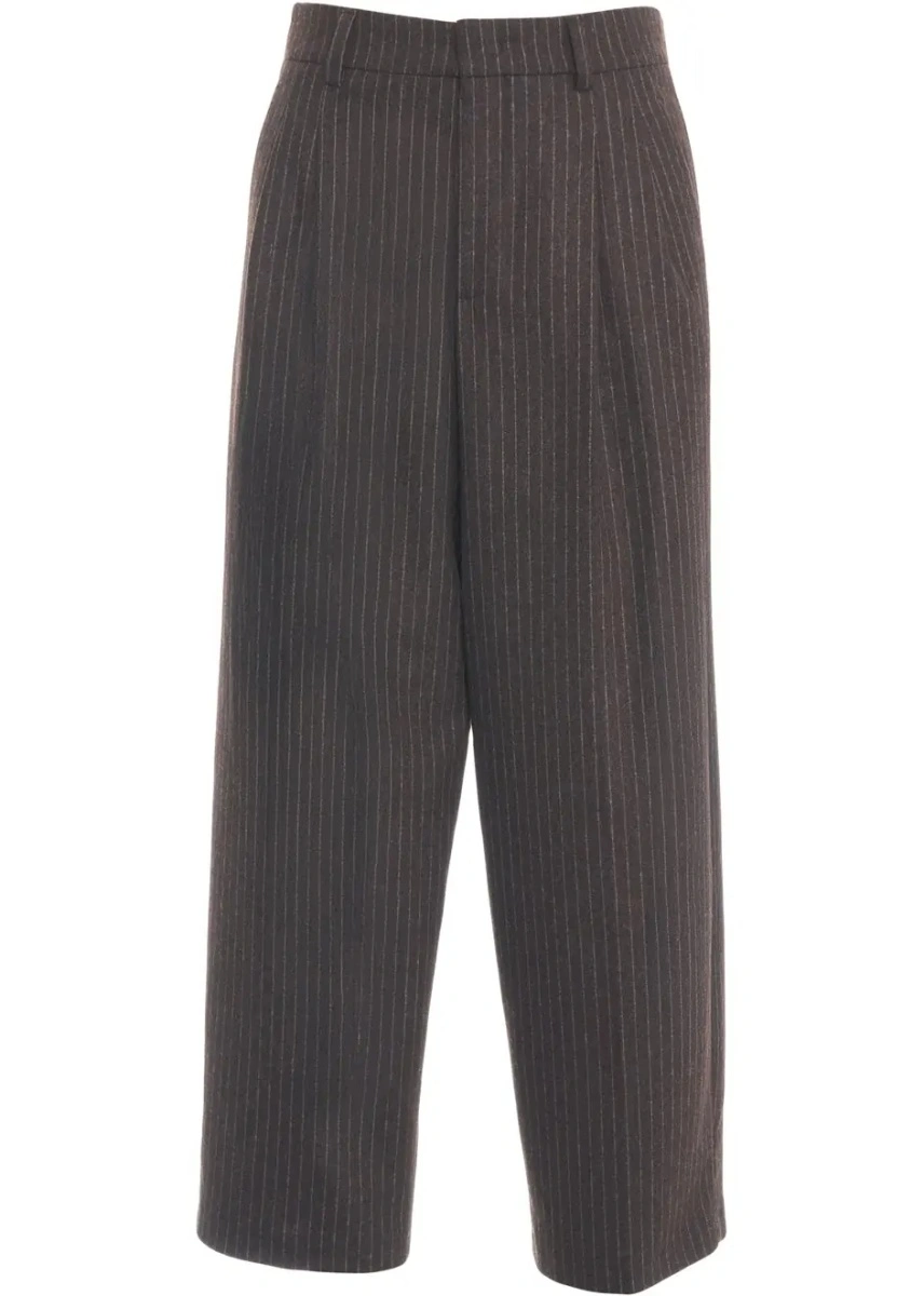 Pantaloni casual Rossi maro 'Noa Crop' - Img 2