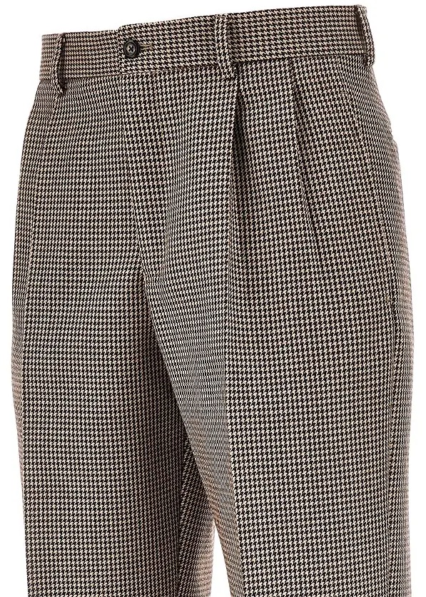 Pantaloni Check tweed pants with darts - Img 2