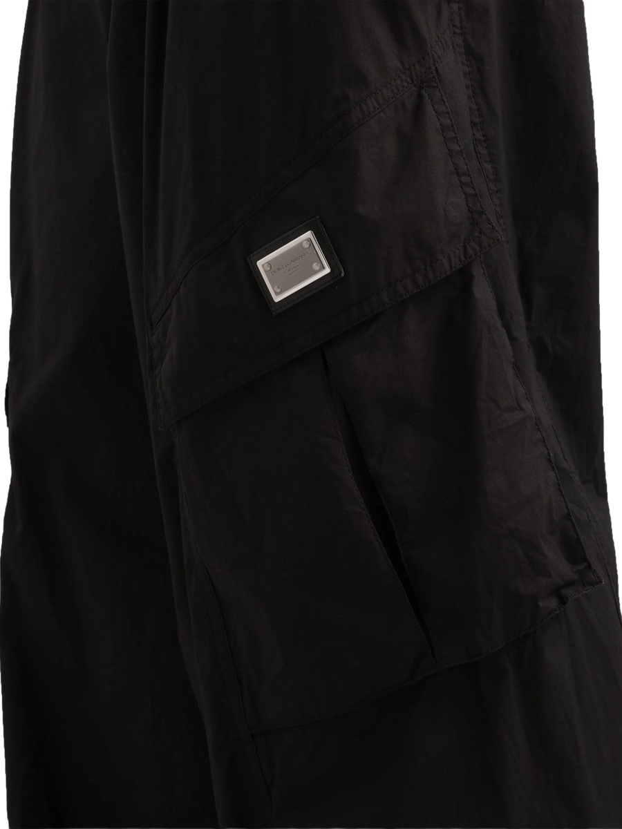 Pantaloni conici Dolce &amp; Gabbana negri - Img 5