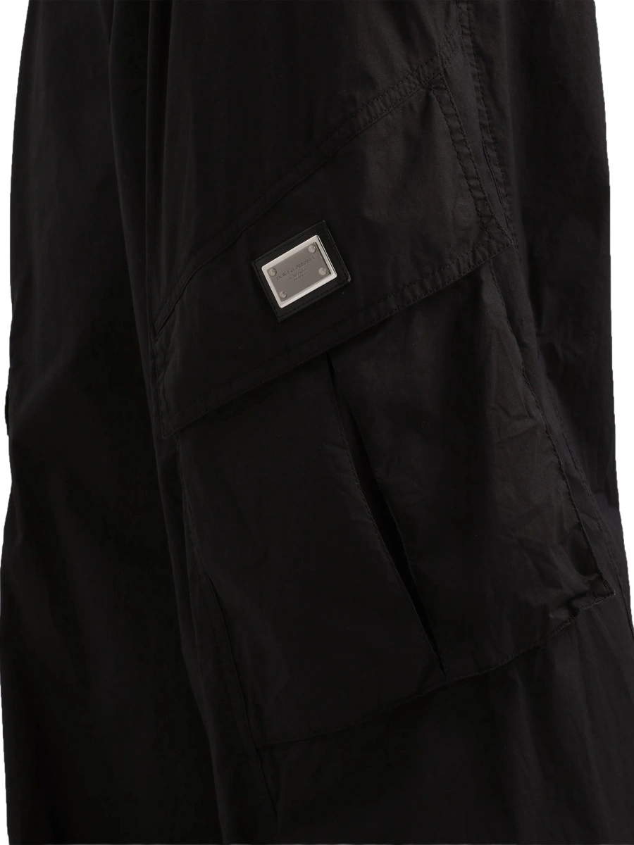 Pantaloni conici Dolce &amp; Gabbana negri - Img 5
