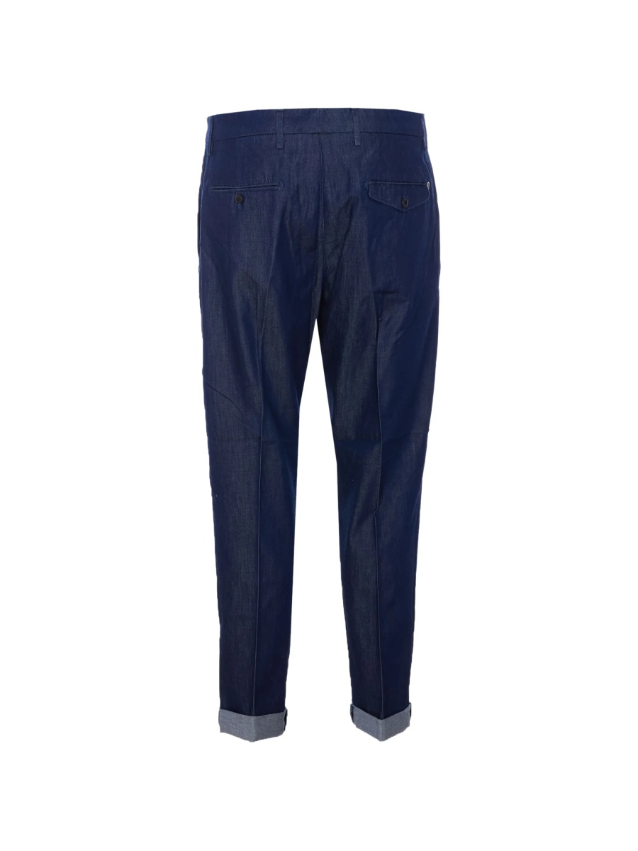 Pantaloni conici Dondup albastri - Img 2