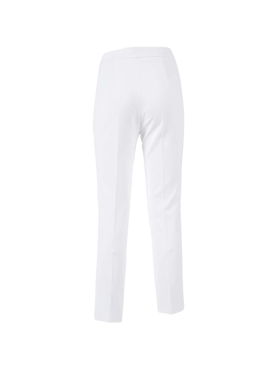 Pantaloni conici Elisabetta Franchi albi - Img 2