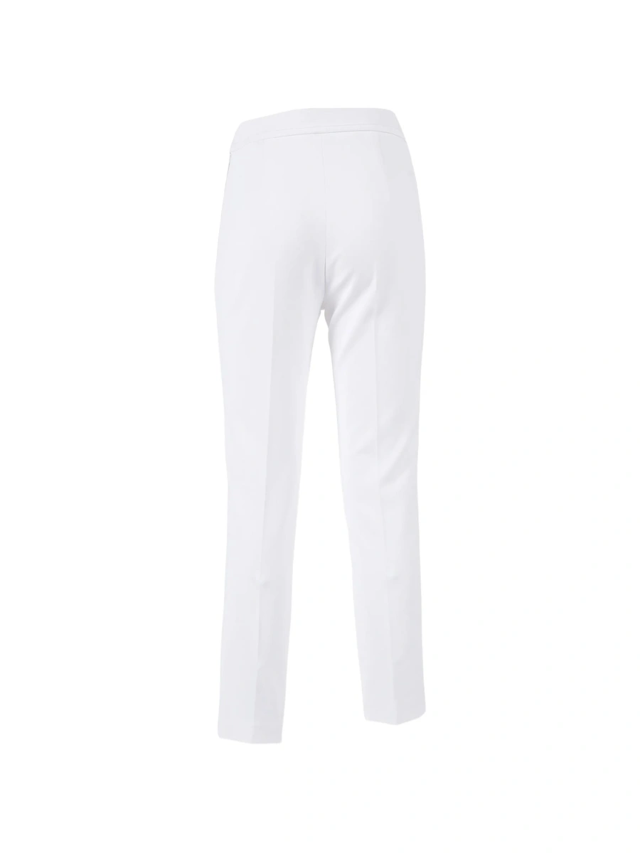 Pantaloni conici Elisabetta Franchi albi - Img 2