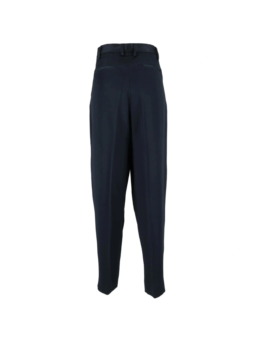 Pantaloni conici Fabiana Filippi albastri - Img 2