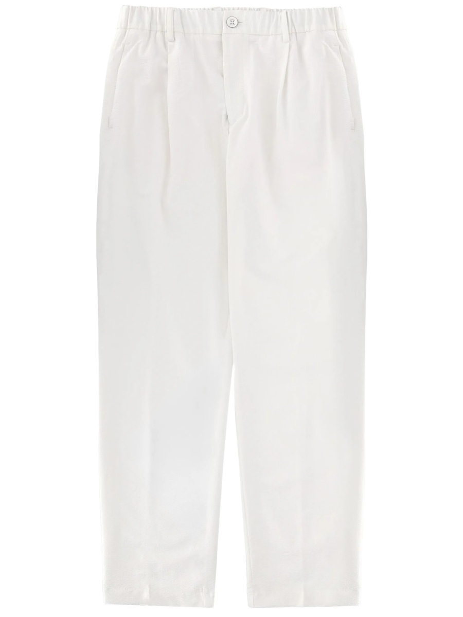 Pantaloni conici Herno albi - Img 2
