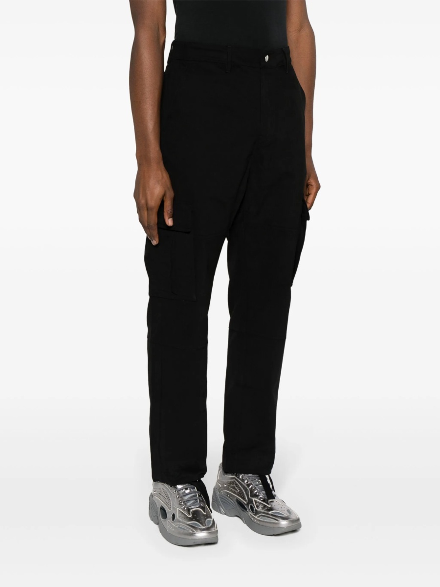 Pantaloni conici Marcelo Burlon negri - Img 3
