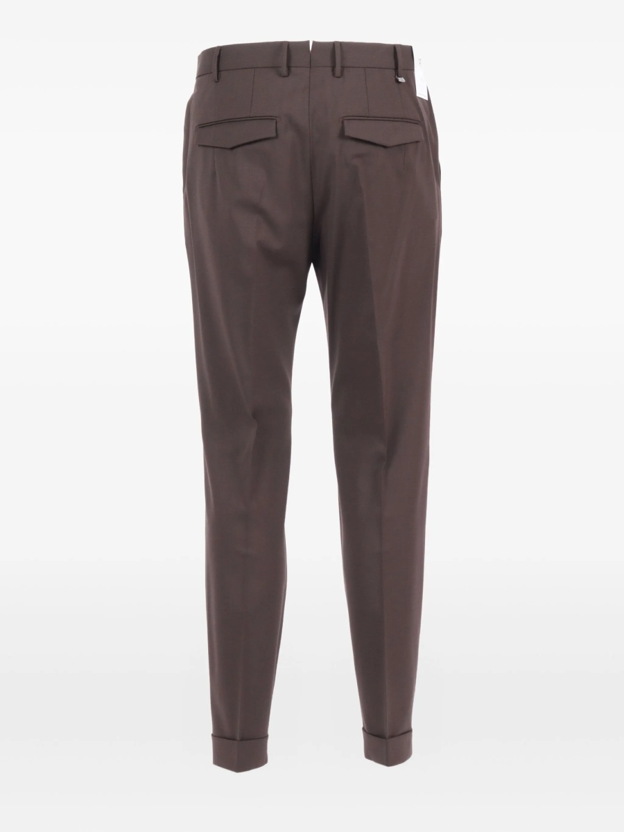 Pantaloni conici PT TORINO maro - Img 2