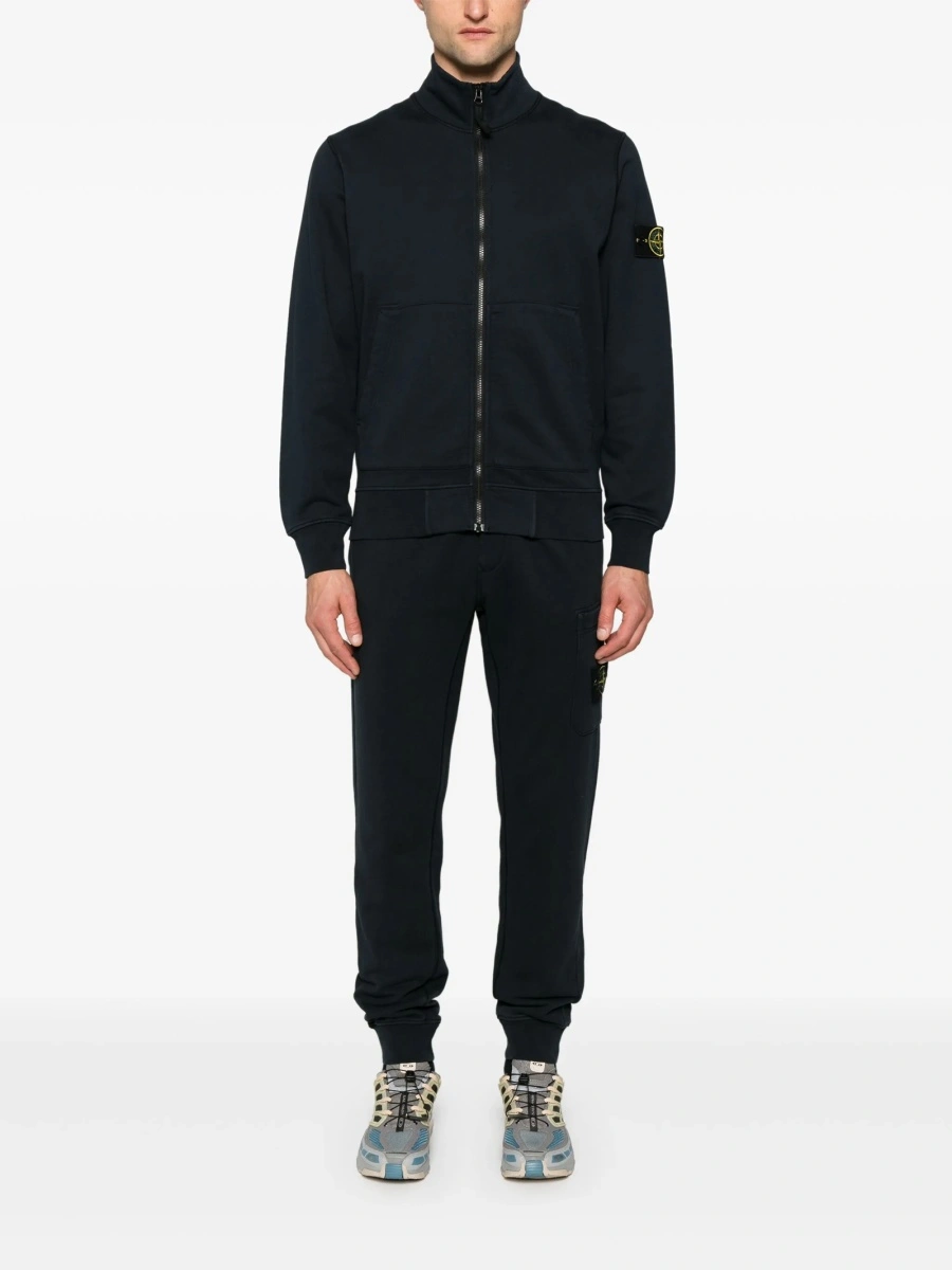Pantaloni conici Stone Island albastri - Img 2