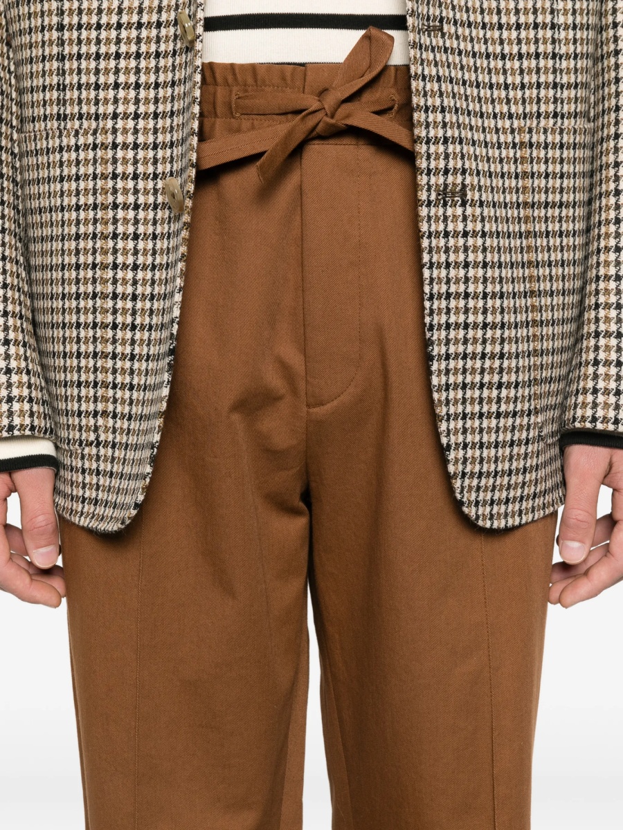 Pantaloni conici Valentino Garavani maro - Img 5