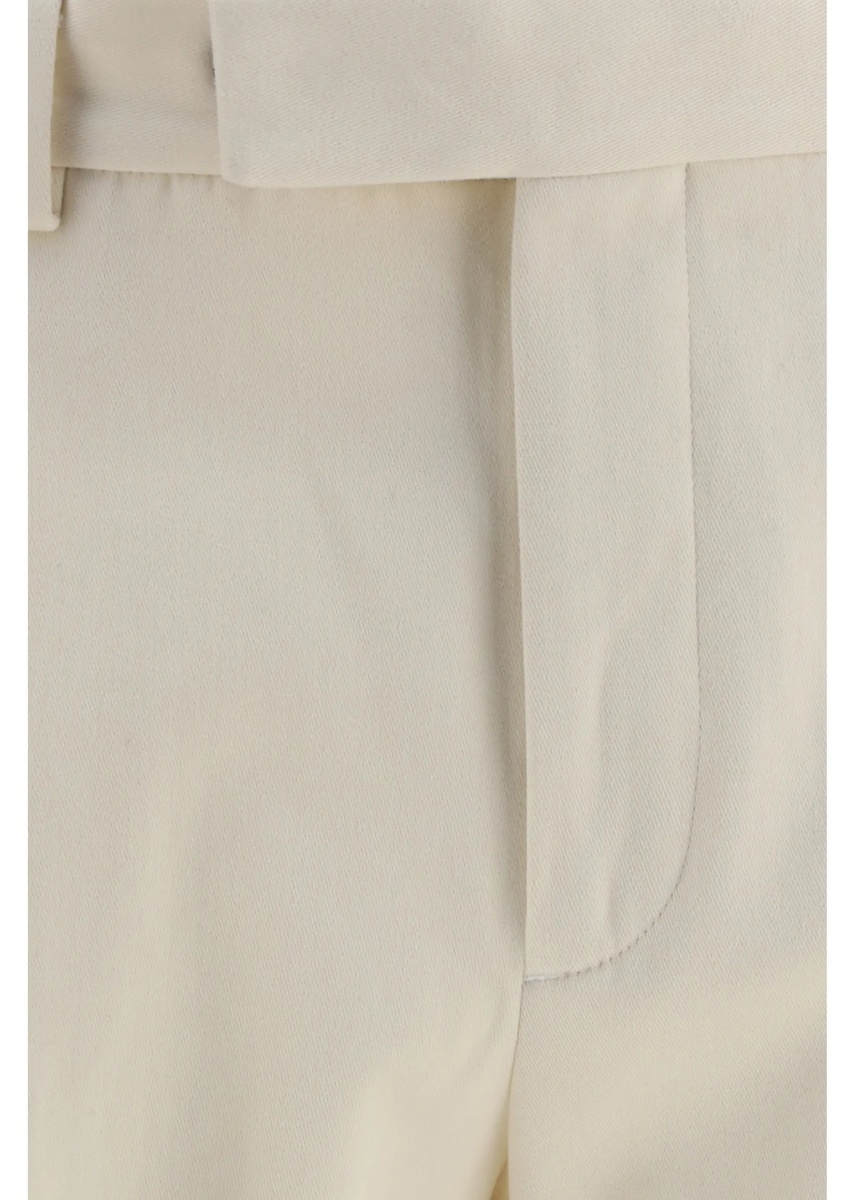 Pantaloni Cotton and cashmere tailored Pants - Img 3