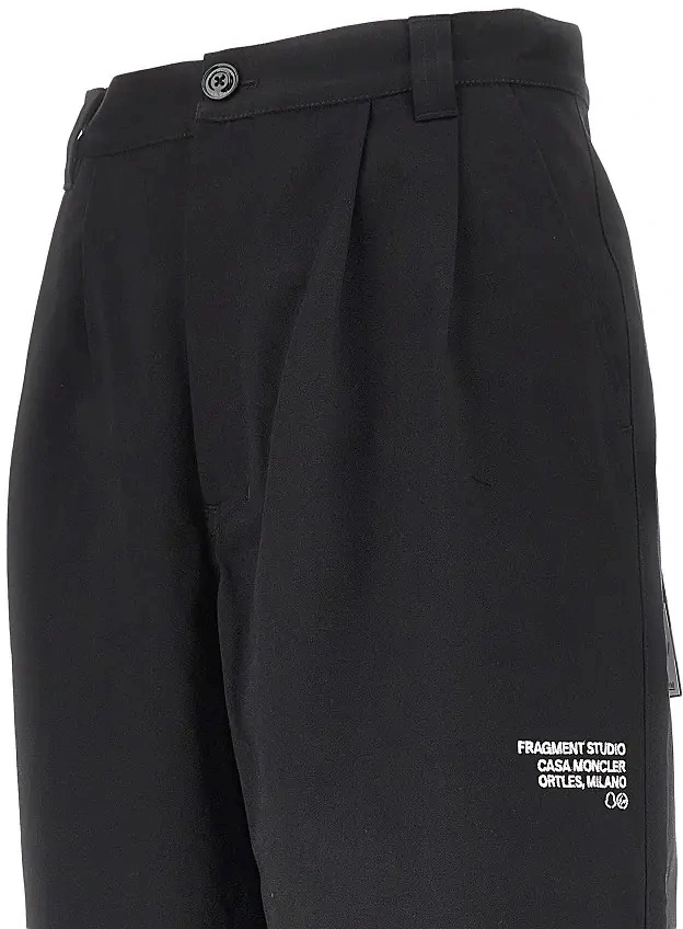 Pantaloni Cotton gabardine pants with darts - Img 2