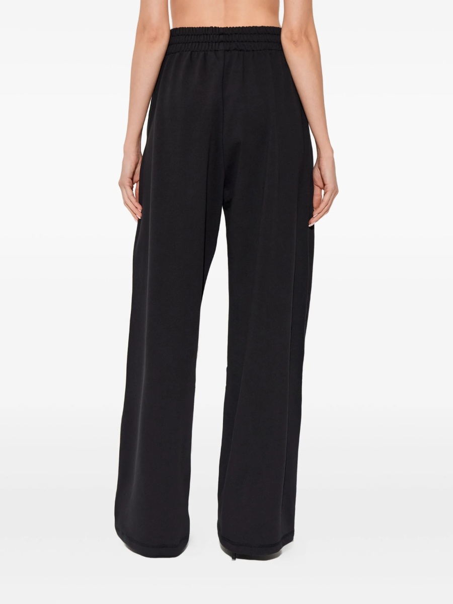 Pantaloni de trening Diesel negri din bumbac - Img 3