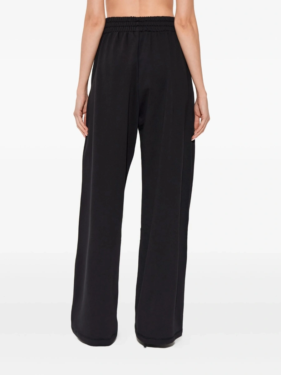 Pantaloni de trening Diesel negri din bumbac - Img 3