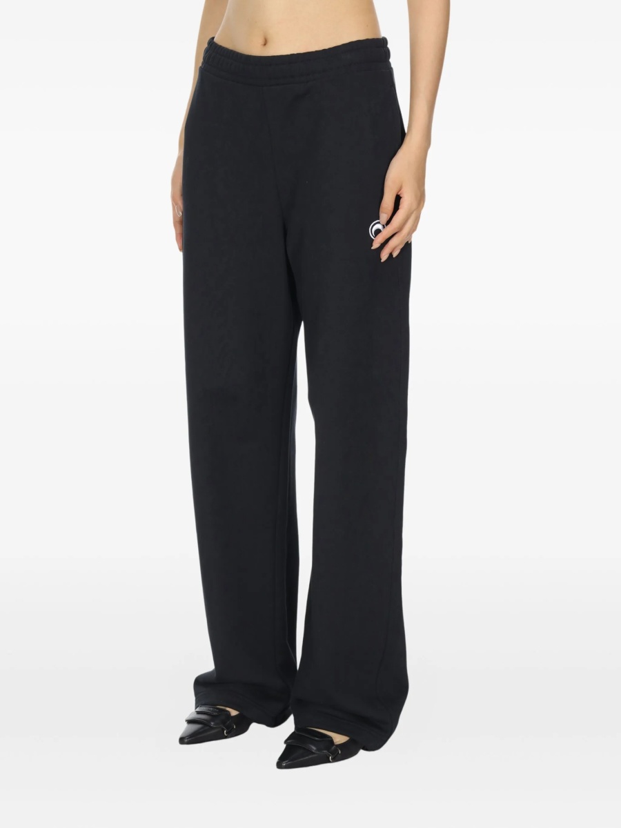 Pantaloni de trening MARINE SERRE negri din bumbac - Img 3
