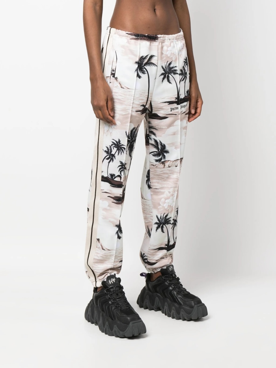 Pantaloni de trening Palm Angels neutri din polyester - Img 3