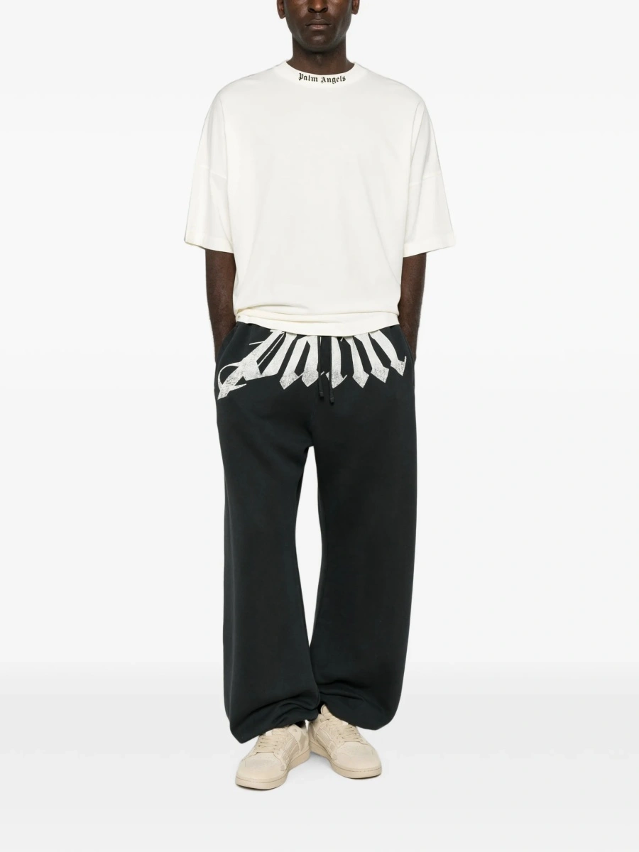 Pantaloni de trening Palm Angels track negri - Img 2