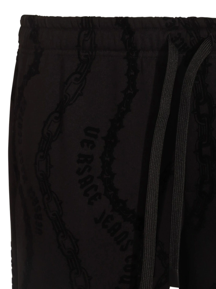 Pantaloni de trening Versace Jeans Couture negri - Img 3