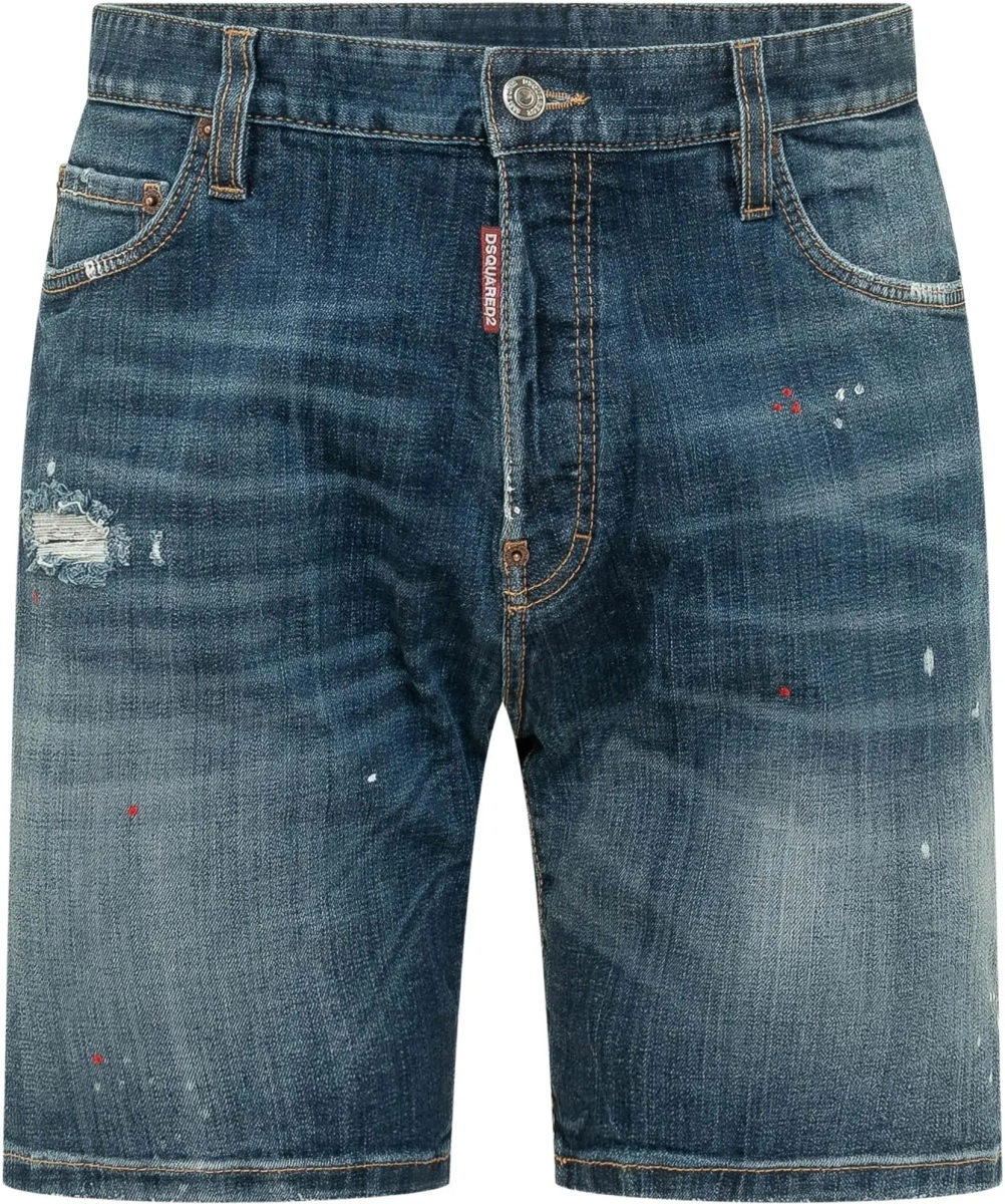 Pantaloni Distressed Denim Shorts - Img 6