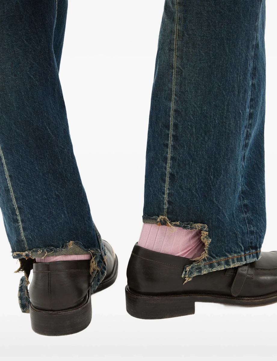 Pantaloni Distressed straight-leg Jeans - Img 7
