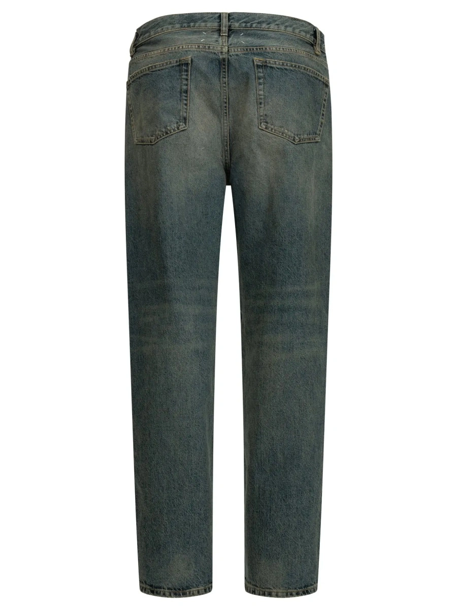 Pantaloni "Distressed" Straight-Leg Jeans - Img 2