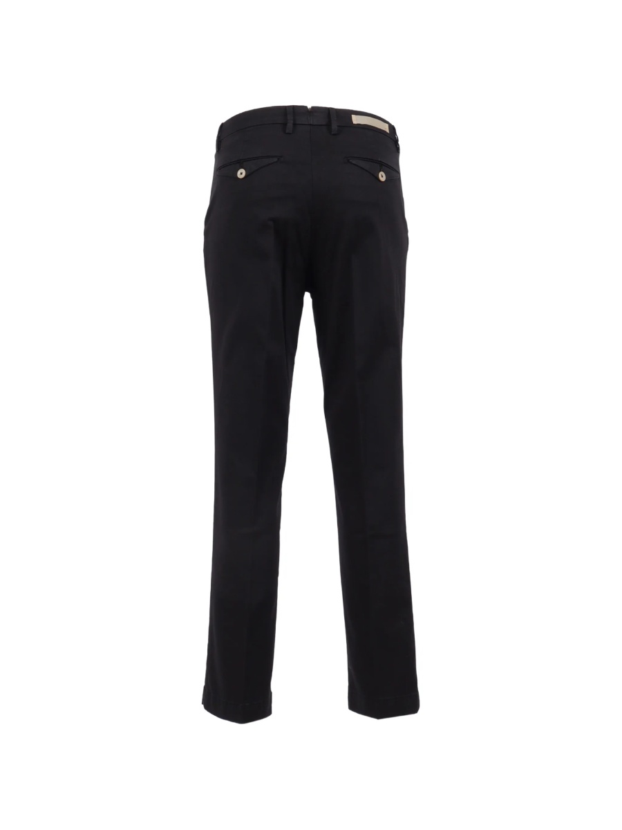 Pantaloni drepti Briglia negri din material textil - Img 2
