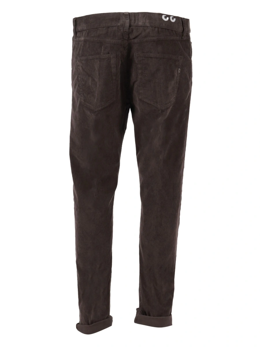Pantaloni drepti Dondup maro - Img 2