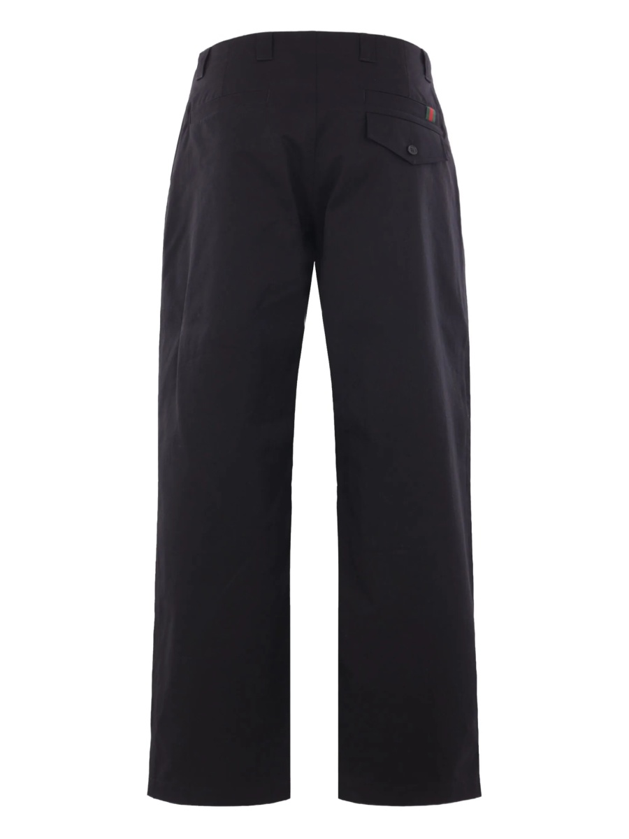 Pantaloni drepti Gucci negri - Img 2