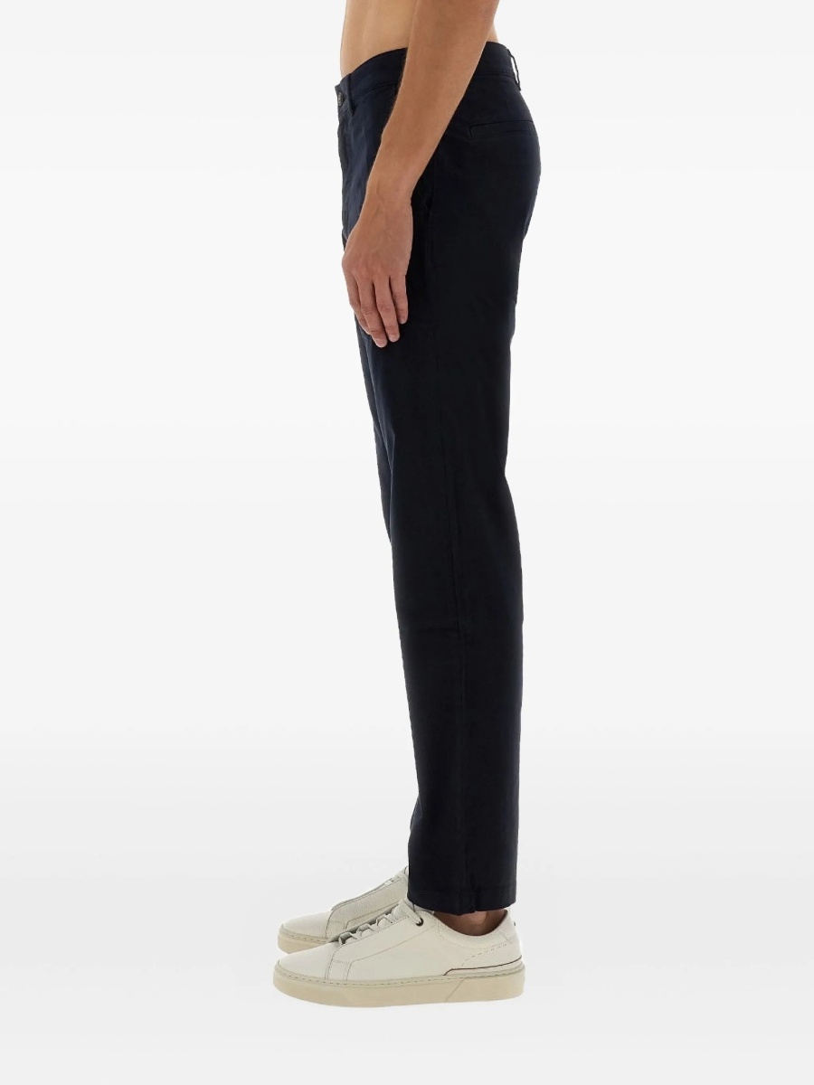 Pantaloni drepti Hugo Boss albastri - Img 3