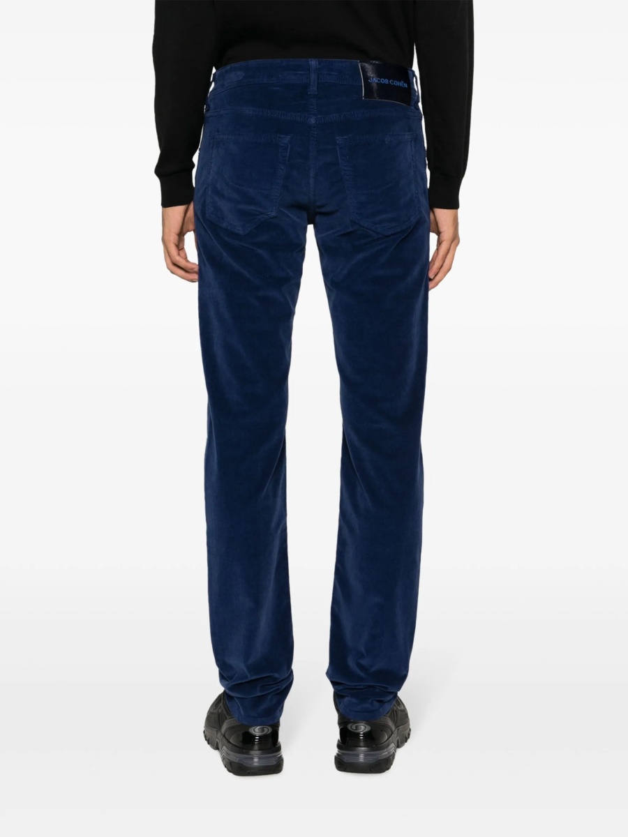 Pantaloni drepti Jacob Cohen albastri - Img 4