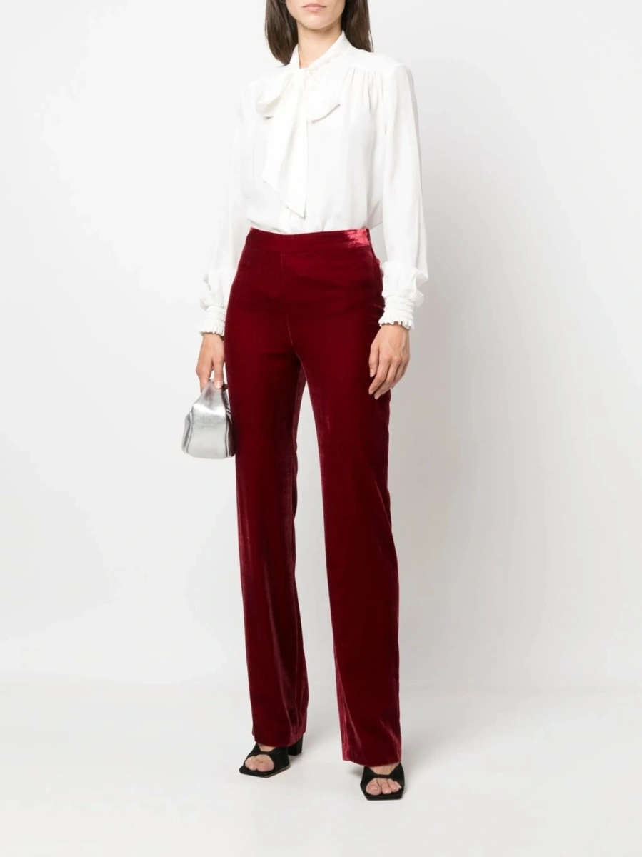 Pantaloni drepti LOVE Moschino rosii - Img 2