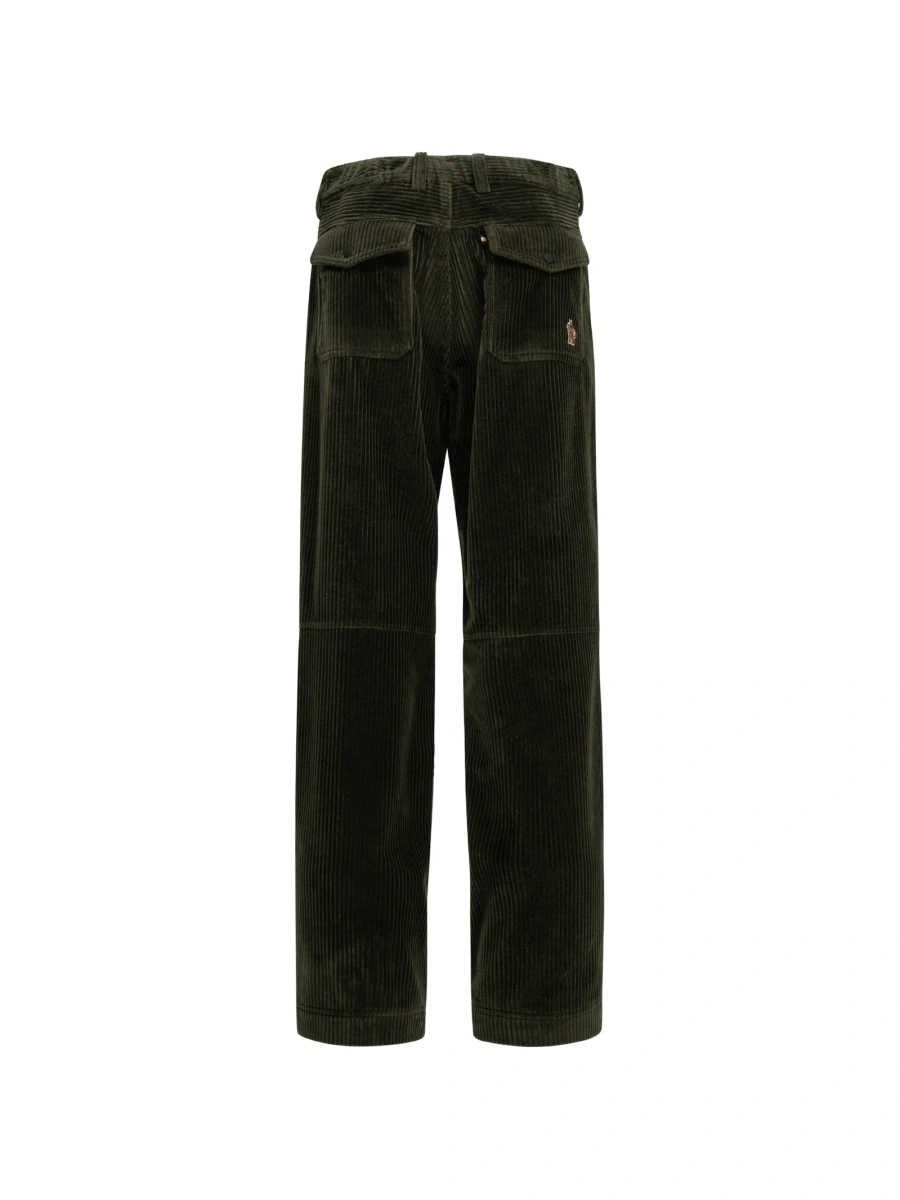 Pantaloni drepti Moncler Grenoble verzi - Img 3