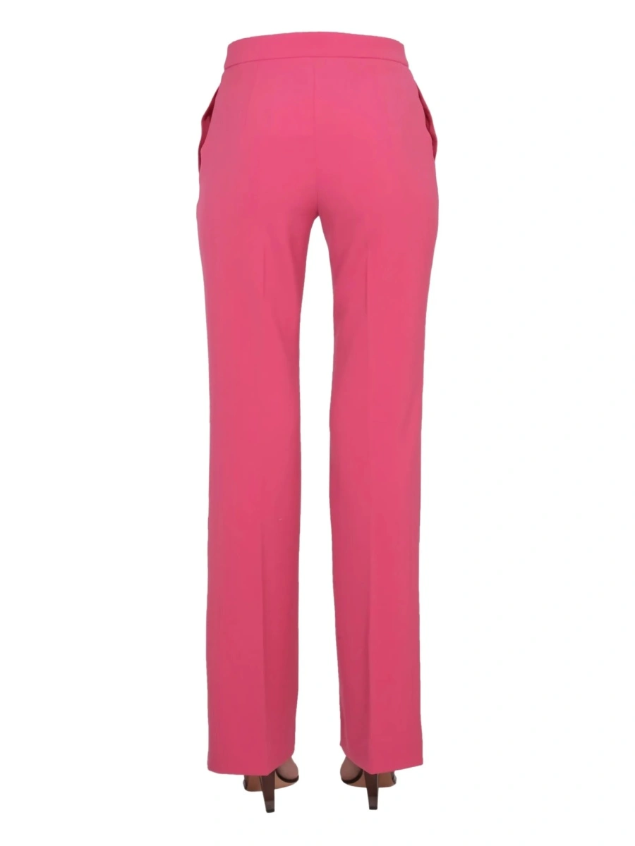 Pantaloni drepti Moschino roz - Img 2