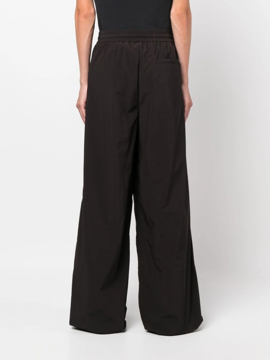 Pantaloni drepti Off-White negri din polyester si poliamida - Img 4