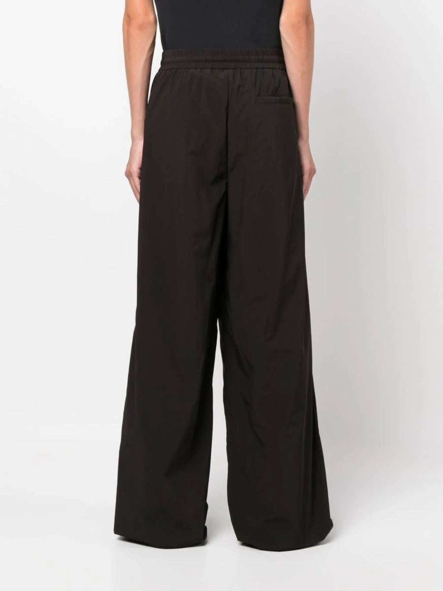 Pantaloni drepti Off-White negri din polyester si poliamida - Img 4