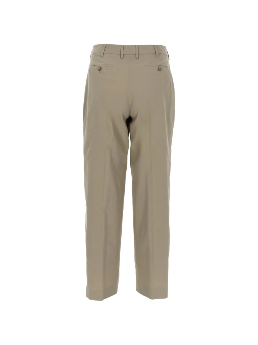 Pantaloni drepti PT TORINO neutri din bumbac - Img 2