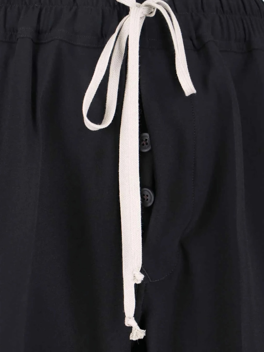Pantaloni drepti Rick Owens negri - Img 5