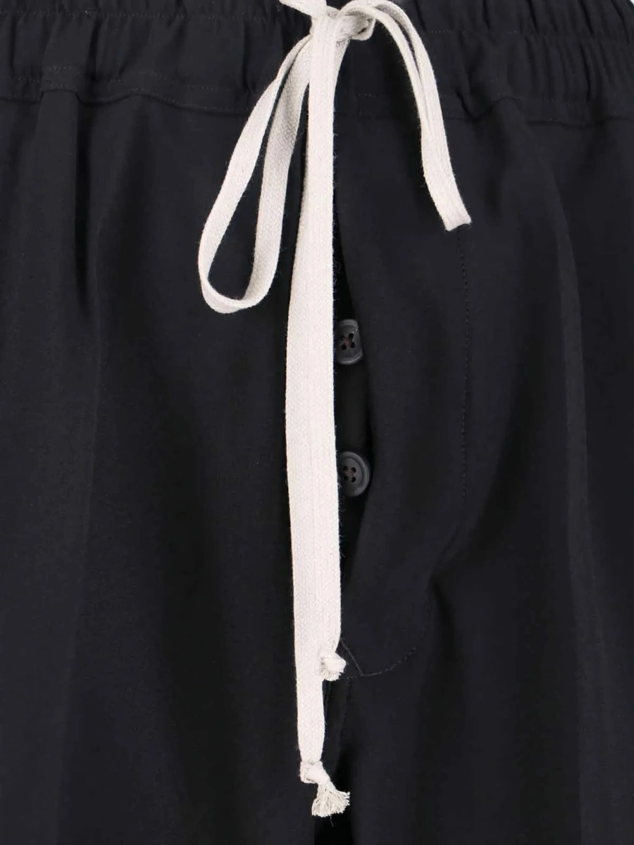 Pantaloni drepti Rick Owens negri - Img 5