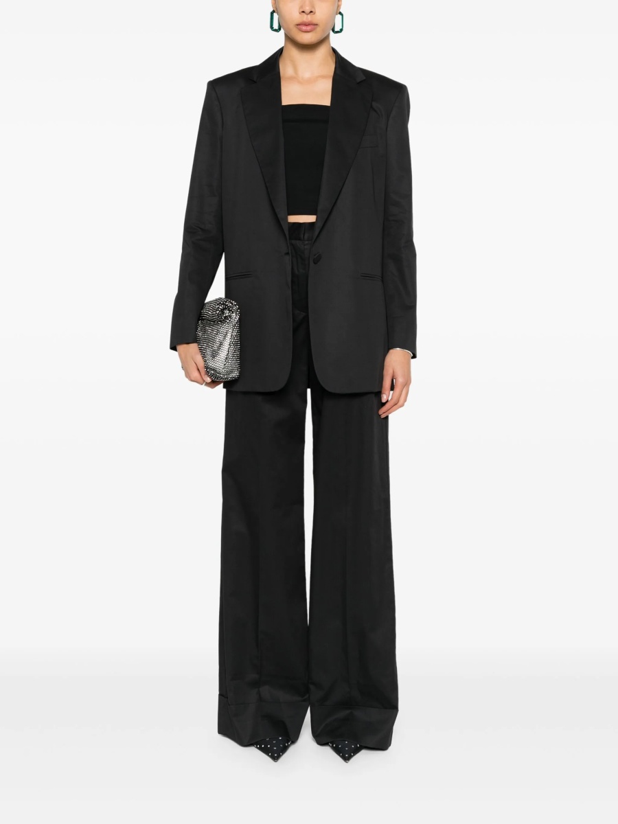 Pantaloni drepti Stella McCartney negri - Img 2