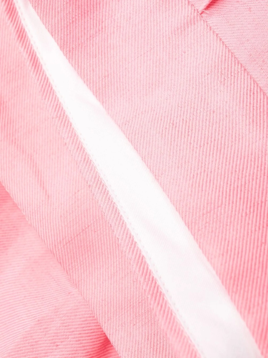 Pantaloni drepti Stella McCartney roz - Img 5